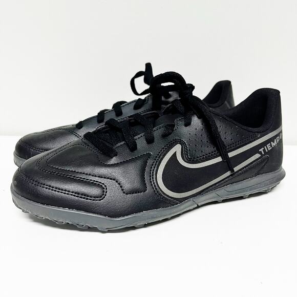 NEW Nike Tiempo Legend 9 Club TF Black Iron Grey Soccer Shoes Cleats Size 7.5 main image 7